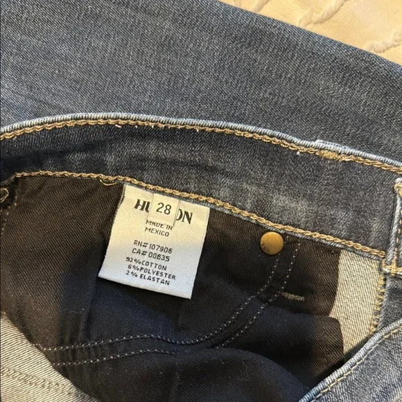 Hudson Jeans Women's Skinny Jeans - Dark Blue - Picture 3 of 4